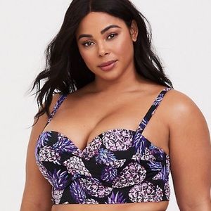 Torrid Knot Front Underwire Bikini Swim Top